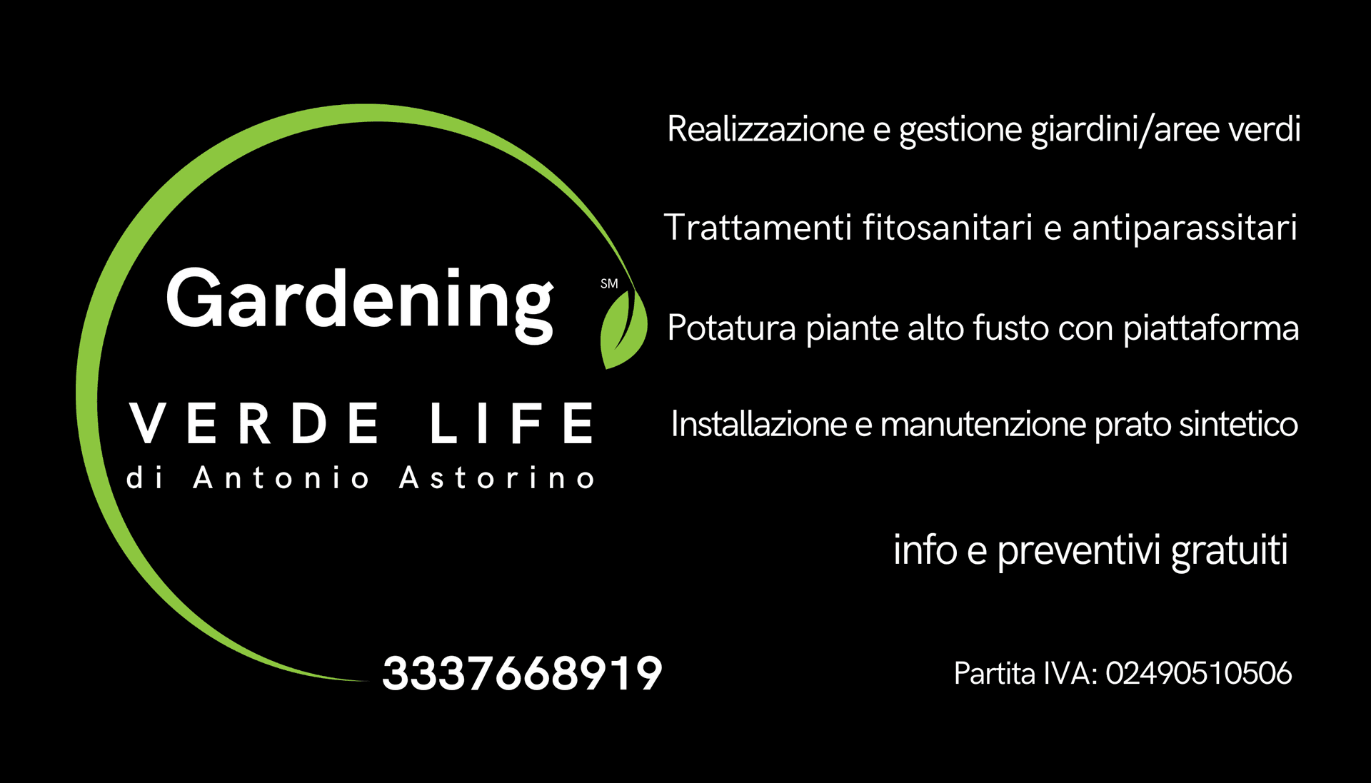 Verde Life di Antonio Astorino Giardinaggio cover