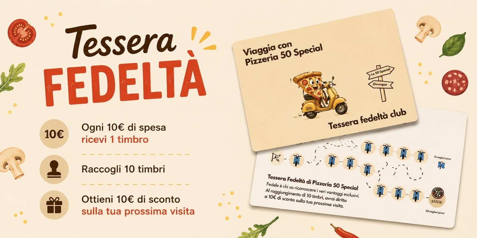 La tua fedeltà viene premiata